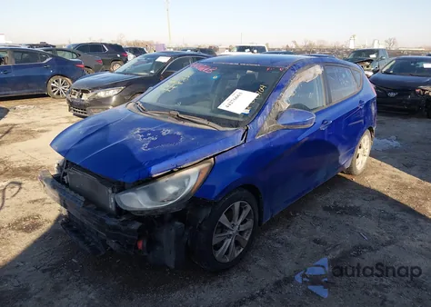 2012 Hyundai Accent Se z USA, uszkodzony, nr VIN KMHCU5AE9CU013704